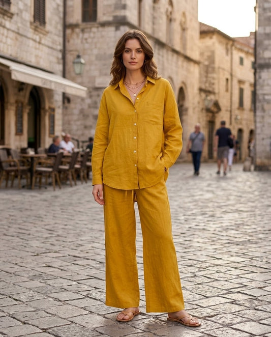 Alenza Western Shirt Style 2-Pcs Stitched Co-Ord Set