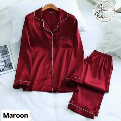 2-Piece Women’s Night Suit – Shirt &amp; Trouser