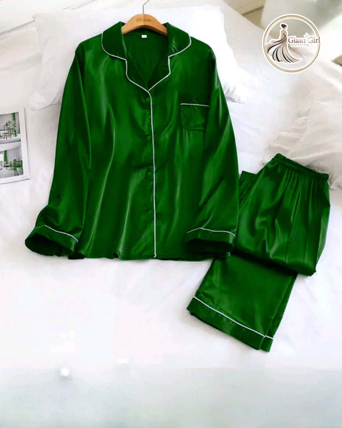 2-Piece Women’s Night Suit – Shirt &amp; Trouser