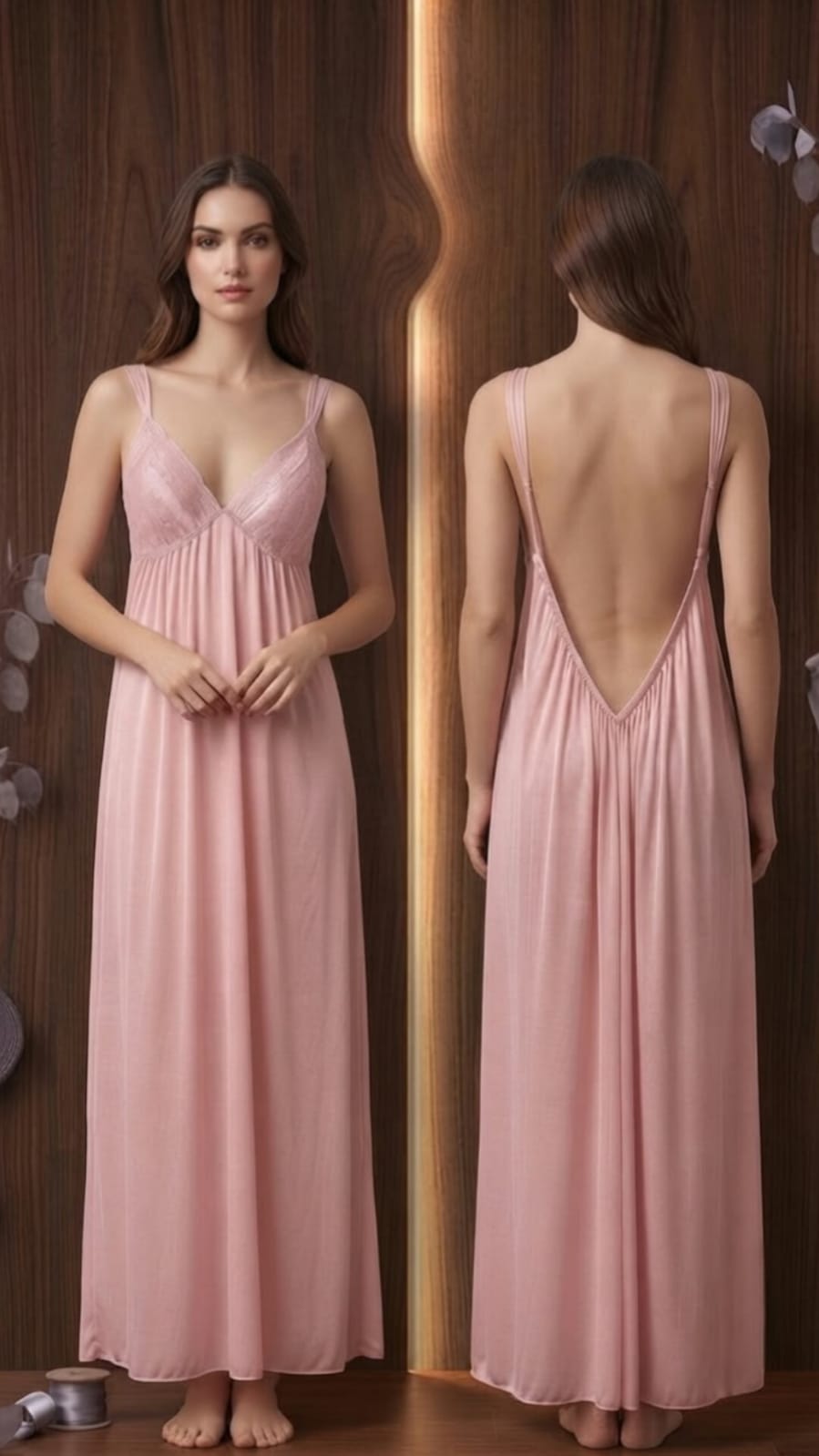 Imported Soft Silk Bridal Nighty – Perfect Blend of Comfort & Elegance