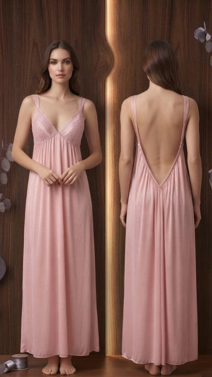 Imported Soft Silk Bridal Nighty – Perfect Blend of Comfort & Elegance