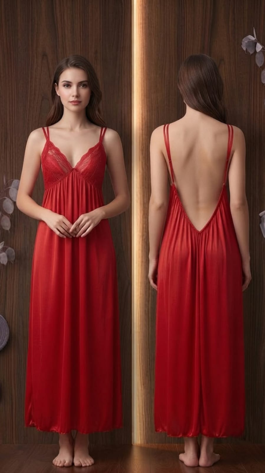 Imported Soft Silk Bridal Nighty – Perfect Blend of Comfort & Elegance