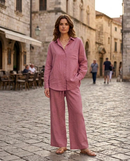 Alenza Western Shirt Style 2-Pcs Stitched Co-Ord Set