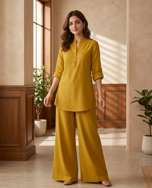 Alenza Classy Western Shirt Style 2-Piece Ready-to-Wear Set