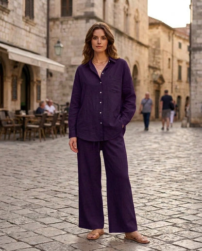 Alenza Western Shirt Style 2-Pcs Stitched Co-Ord Set